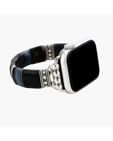 Bohemian Noir Stretch Apple Watch Strap