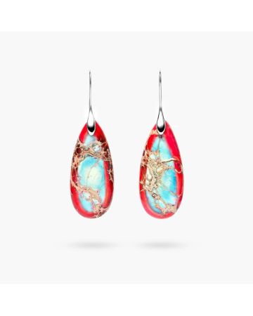 Imperial Jasper Teardrop Earrings