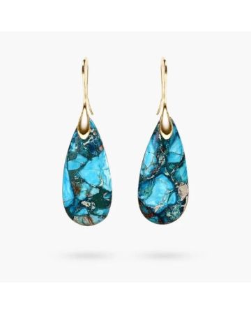 Ocean Energy Protection Teardrop Earrings