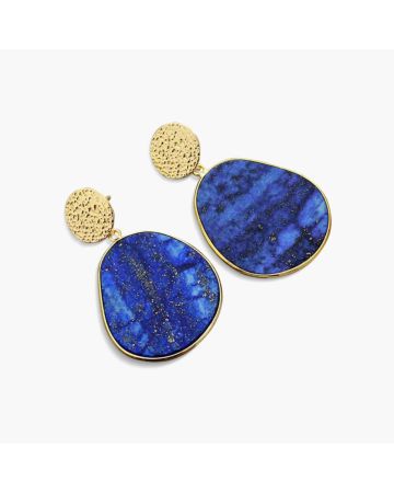 Lapis Lazuli Protection Drop Earrings