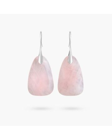 Rose Quartz Protection Drop Earrings