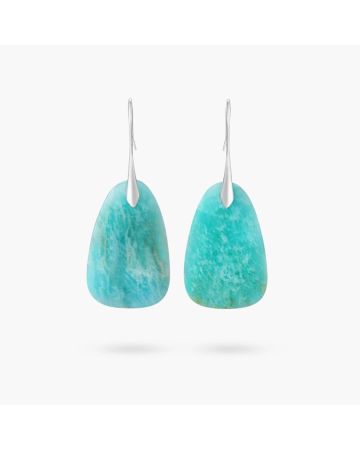 Amazonite Protection Drop Earrings