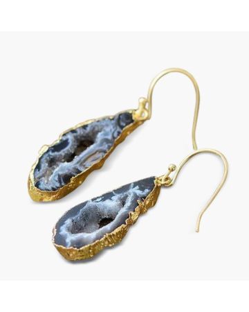 Natural Agate Dangle Earrings