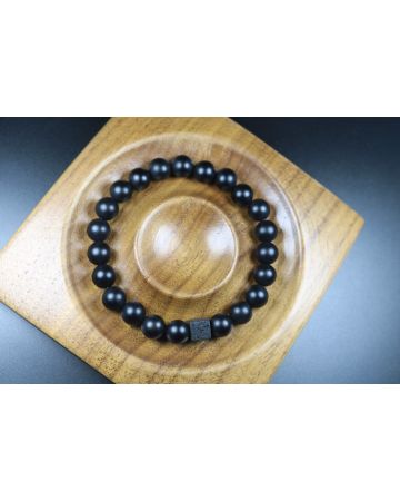 Matte Black Onyx with Cube Lava Balance Bracelet,Mens Bracelet,Womens Bracelet,8mm beads,Stretch Bracelet,Gemstone Bracelet,Healing Bracelet