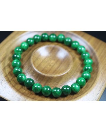 Jade Bracelet - Yoga Bracelet - Meditation Jewelry - Healing Bracelet Stretch Bracelet - Bead Bracelet - 8mm beads