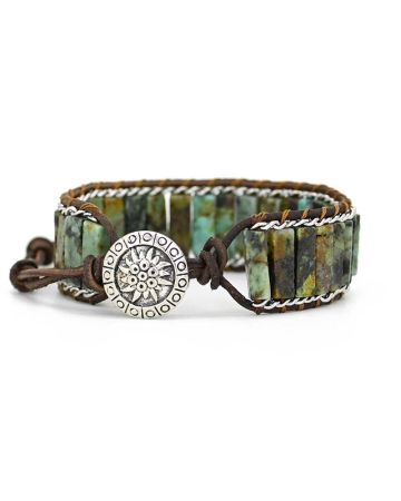 Oceanic Turquoise Cuff Bracelet