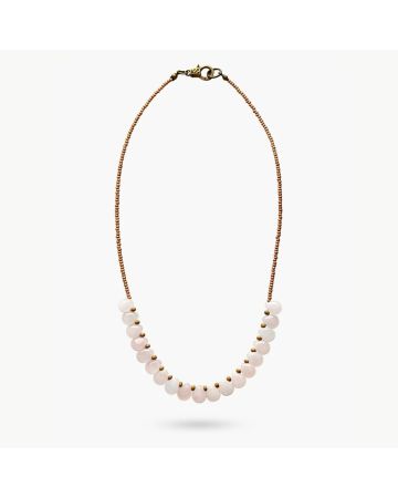 Regal Rose Quartz Necklace