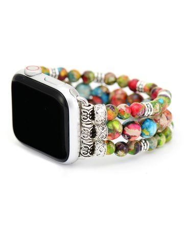 Vineyard Jasper Stretch Apple Watch Strap