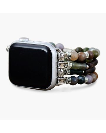 Vintage Agate Stretch Apple Watch Strap