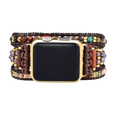Boho Chic iWatch Strap for Apple Watch Band Series 8 7 6 5 4 3 38/42/41/49/45mm