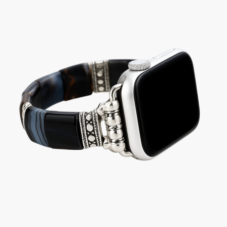 Bohemian Noir Stretch Apple Watch Strap