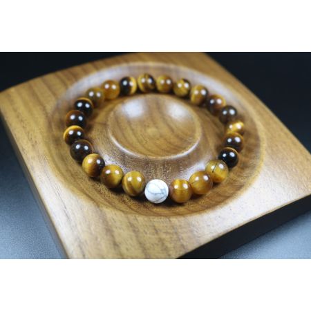 Tiger Eye Bracelet – Brings Good Luck and Focus, Stretch Bracelet, Healing Bracelet, Mens Bracelet, Womens Bracelet, 8mm beads