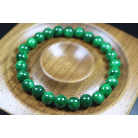 Jade Bracelet - Yoga Bracelet - Meditation Jewelry - Healing Bracelet Stretch Bracelet - Bead Bracelet - 8mm beads