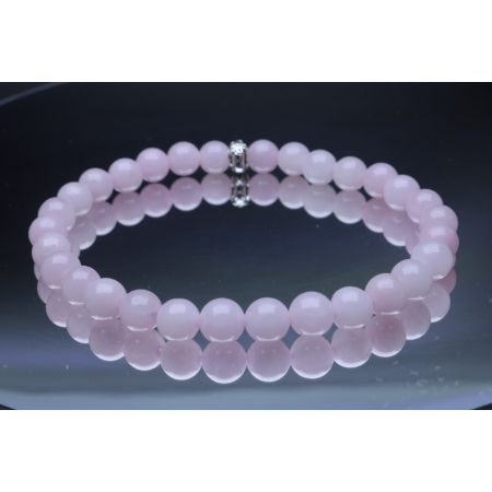 Rose Quartz Bracelet (6mm Beads)/Heart Chakra, Unconditional Love, Positive Energy