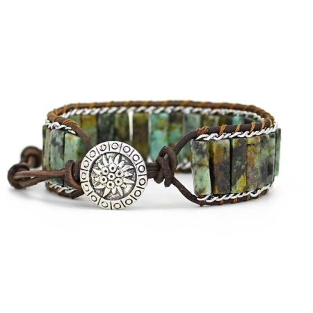 Oceanic Turquoise Cuff Bracelet