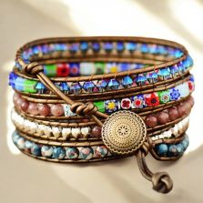 Imperial Flower Protection Wrap Bracelet