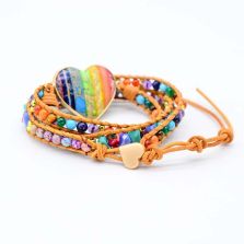 Chakra Love Rainbow Wrap Bracelet