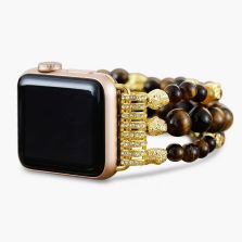 Tiger Eye Gleam Stretch Apple Watch Strap