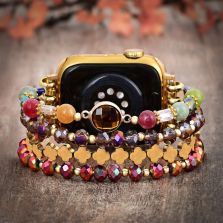 Multi-Color Boho Luxe Beaded Apple Watch Band