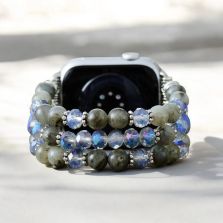 Agate Crystal Stretch Apple Watch Strap