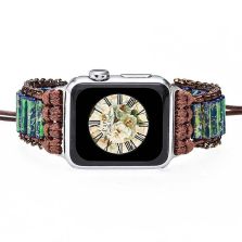 Divine Balance Apple Watch Strap – Handmade Emperor Jasper Bracelet Band