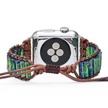 Divine Balance Apple Watch Strap – Handmade Emperor Jasper Bracelet Band