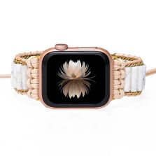 Heavenly Howlite Apple Watch Strap – Calming Crystal Bracelet Band