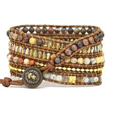 Agate Moonlight / Moonlight Goddess Apple Watch Strap – Handmade Healing Crystal Band