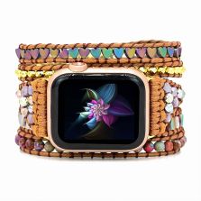 Intense Love Protection Apple Watch Strap – Handmade Jasper Stone Band