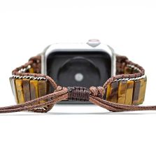 Natural Tiger Eye Apple Watch Band