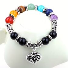 7 Chakra Healing Bracelet – Natural Stone Beads, Energy Balance & Meditation Jewelry