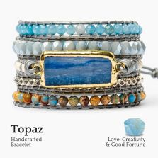 Healing Topaz Wrap Bracelet