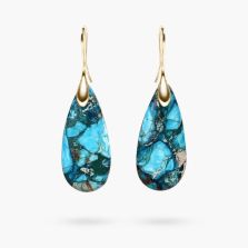 Ocean Energy Protection Teardrop Earrings