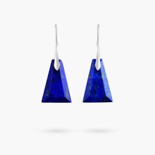Lapis Lazuli Geometric Drop Earrings