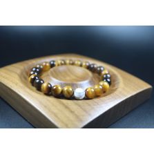 Tiger Eye Bracelet – Brings Good Luck and Focus, Stretch Bracelet, Healing Bracelet, Mens Bracelet, Womens Bracelet, 8mm beads