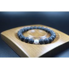 Lava Stone Bracelet Provides Stability, Strength, and Courage - Stretch Bracelet - Heal Bracelet - Lava Rock Bracelet - 8mm beads