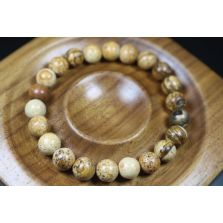 Sand Jasper Bracelet - Men Bracelet - Men Jewelry - Stretch Bracelet - Men Bead Bracelet - Heal Bracelet - 8mm beads
