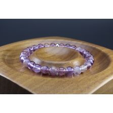 Super 7 Bracelet (6mm Beads)/Powerful, High Vibration, Intuition