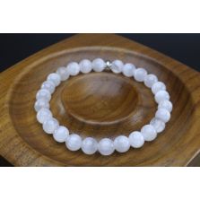Selenite Bracelet (6mm Beads)/Spiritual, Cleansing, Soothing, Positivity