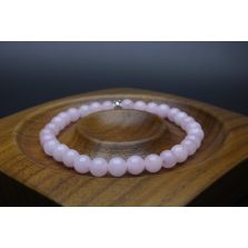 Rose Quartz Bracelet (6mm Beads)/Heart Chakra, Unconditional Love, Positive Energy