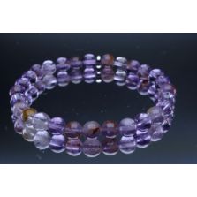 Super 7 Bracelet (6mm Beads)/Powerful, High Vibration, Intuition