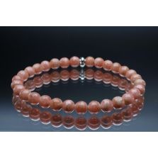 Rhodochrosite Bracelet (6mm Beads)/Self-Love, Self-Esteem, Healing Inner Child, Trauma, Abuse, Compassion, Positive Attitude, Self-Worth
