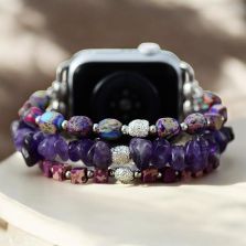 Royal Amethyst Stretch Apple Watch Strap