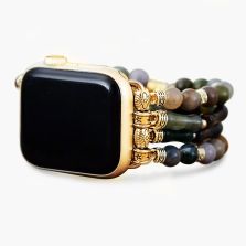 Vintage Agate Stretch Apple Watch Strap