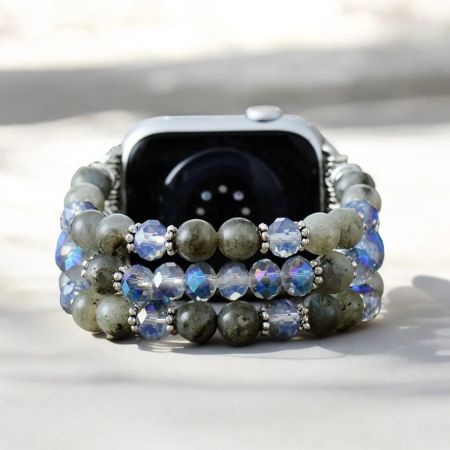 Agate Crystal Stretch Apple Watch Strap
