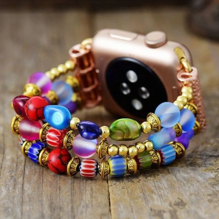 Regal Bohemian Stretch Apple Watch Strap