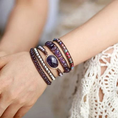 Balance Your Crown Chakra with Amethyst & Jasper