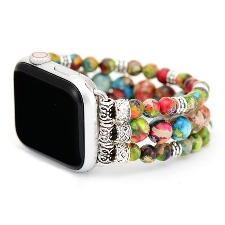 Vineyard Jasper Stretch Apple Watch Strap