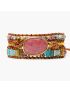 Healing Rhodochrosite Wrap Bracelet