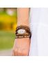 Moonlight Goddess Agate Wrap Bracelet